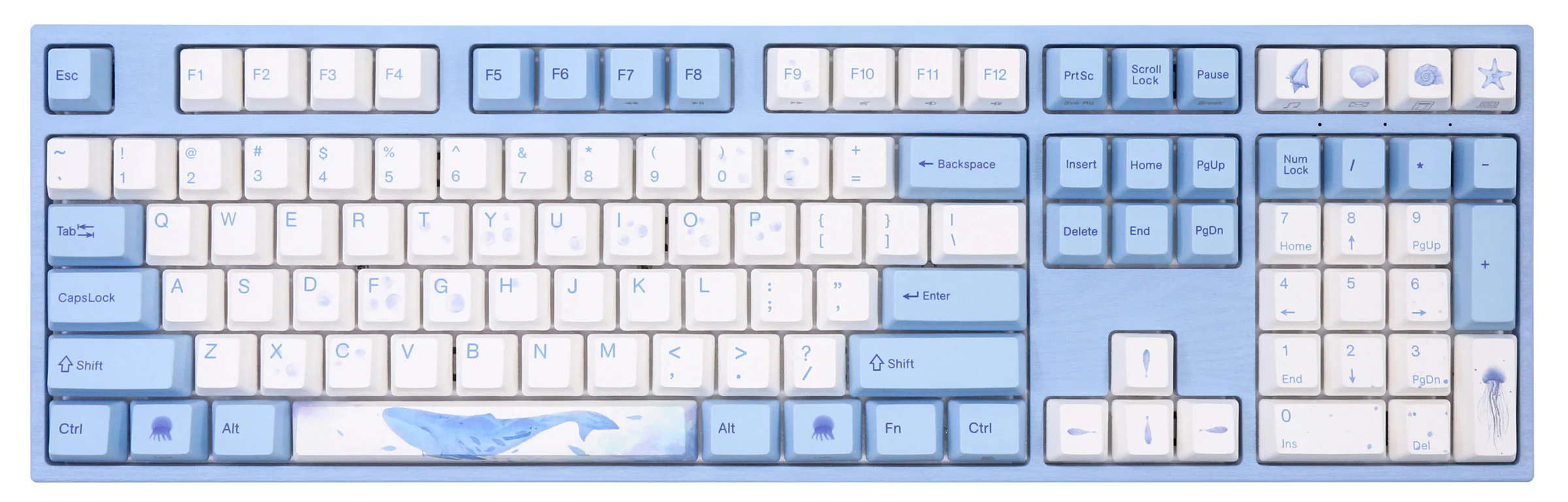 Varmilo VPH108 Sea Melody White LED Mechanical Keyboard