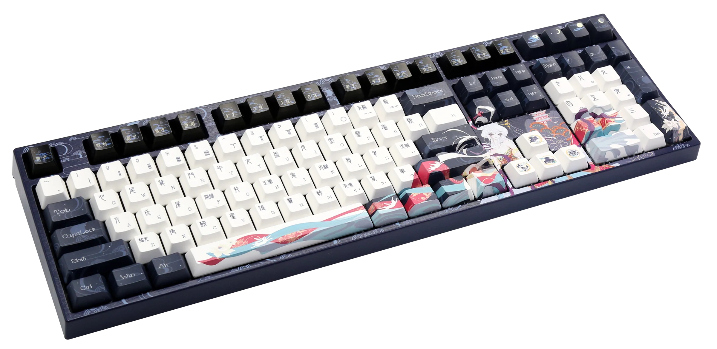 Varmilo VPM108 Chang'e Full Size White LED Dye Sub PBT EC Mechanical Keyboard - Image 2