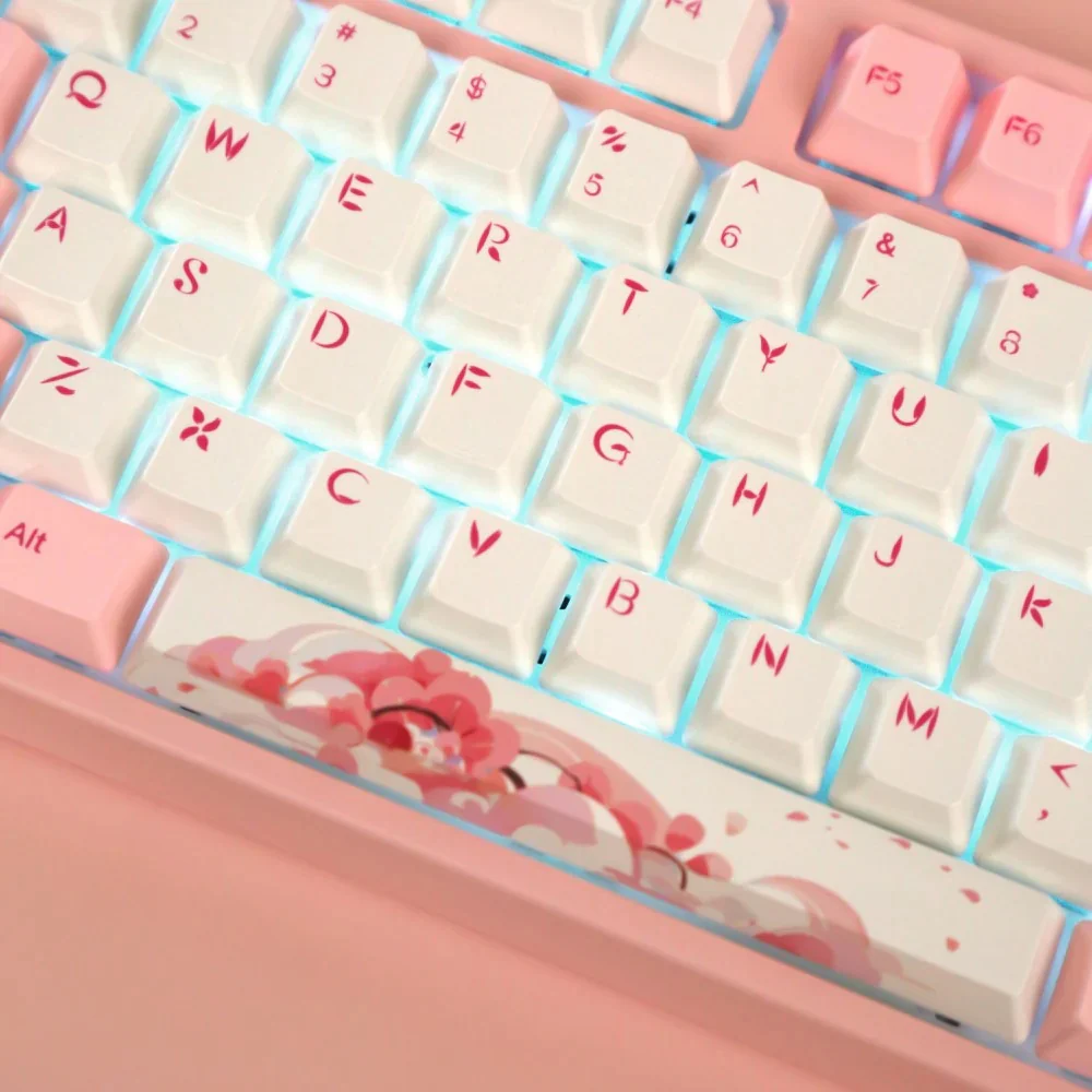 Varmilo VPT108 Sakura R2 Hotswap Wireless RGB Mechanical Keyboard - Image 8