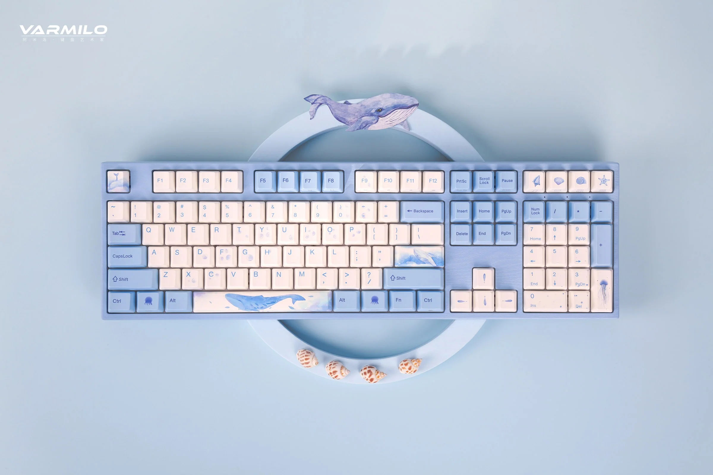 Varmilo VPT108 Sea Melody Hotswap Wireless RGB Keyboard - Image 3