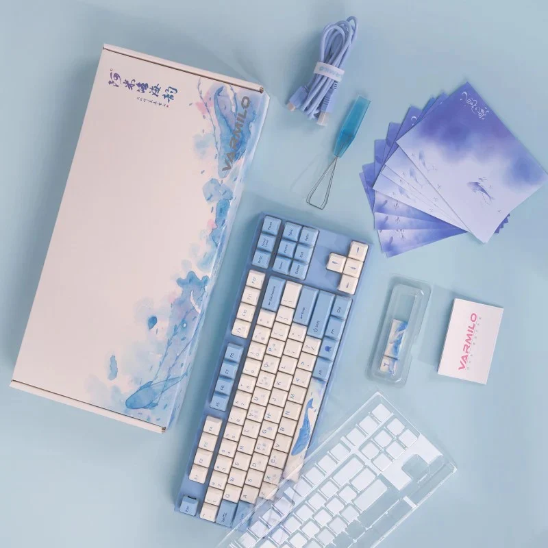 Varmilo VPT87 Sea Melody TKL Hotswap Wireless RGB Keyboard - Image 2