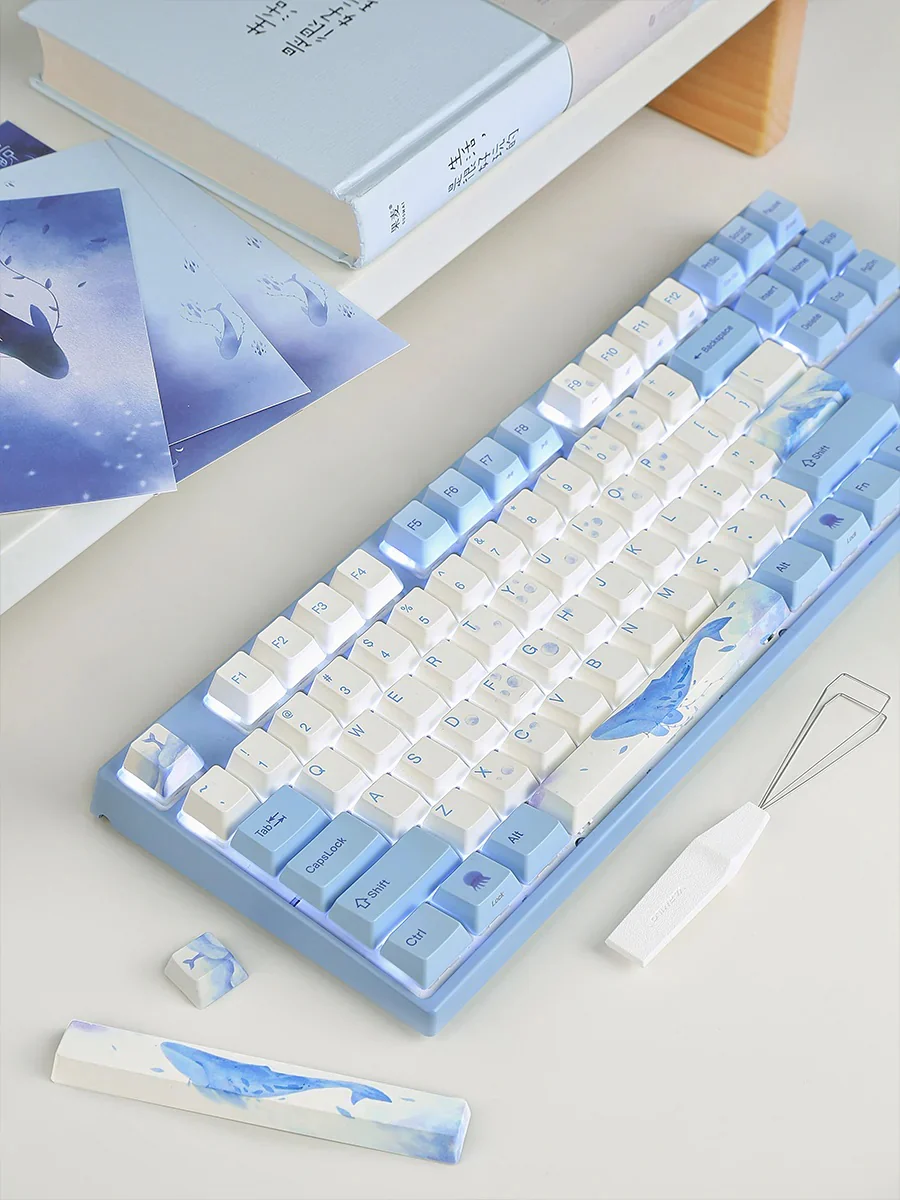 Varmilo VPT87 Sea Melody TKL Hotswap Wireless RGB Keyboard - Image 4