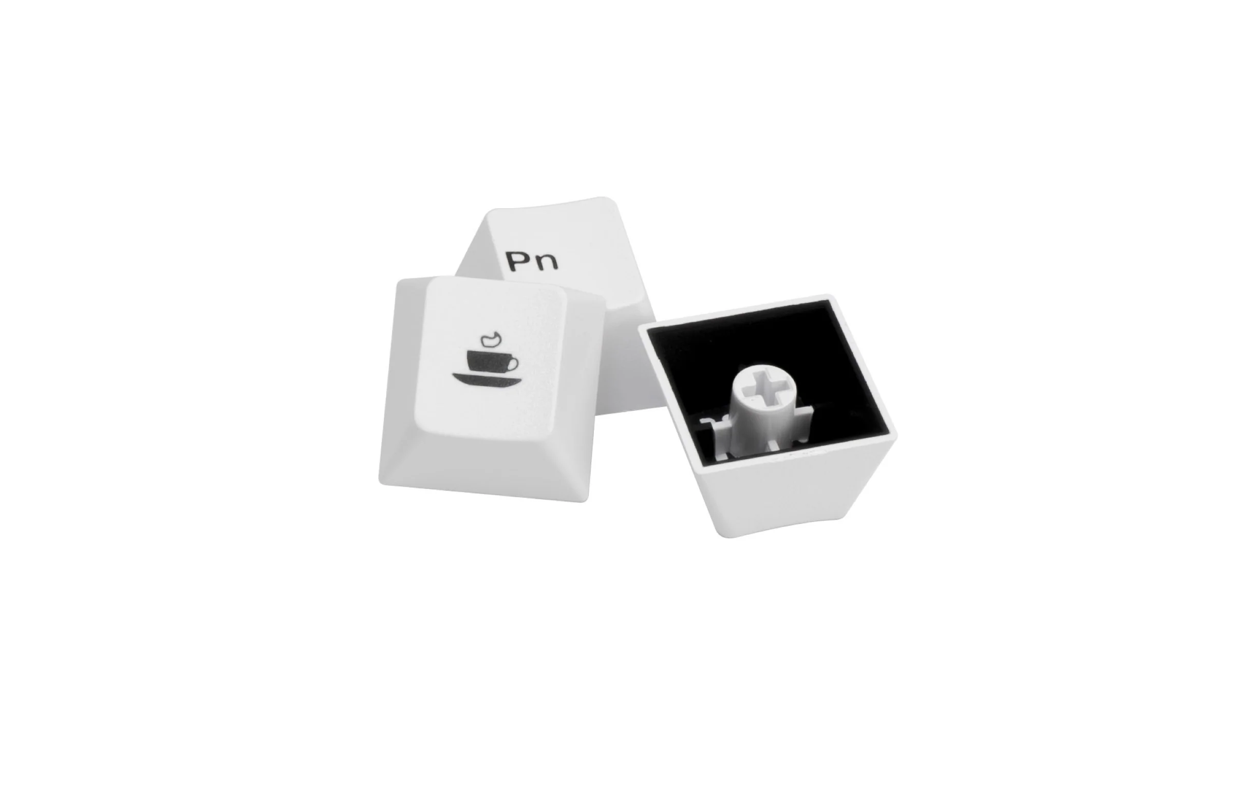 VMK Black on White 171 Key Cherry Profile Double Shot PBT Keycap Set - Image 4