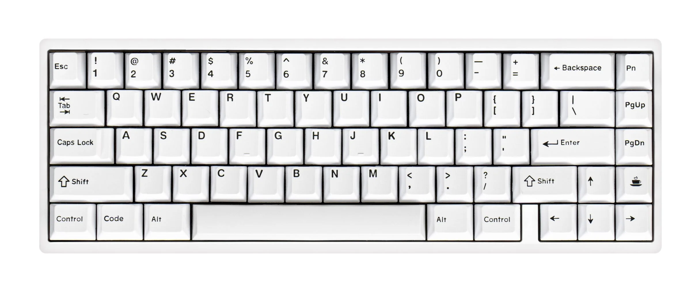 VMK Black on White 171 Key Cherry Profile Double Shot PBT Keycap Set - Image 8