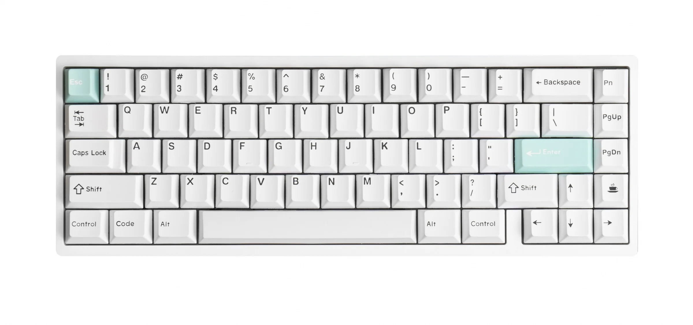 VMK Black on White 171 Key Cherry Profile Double Shot PBT Keycap Set - Image 9