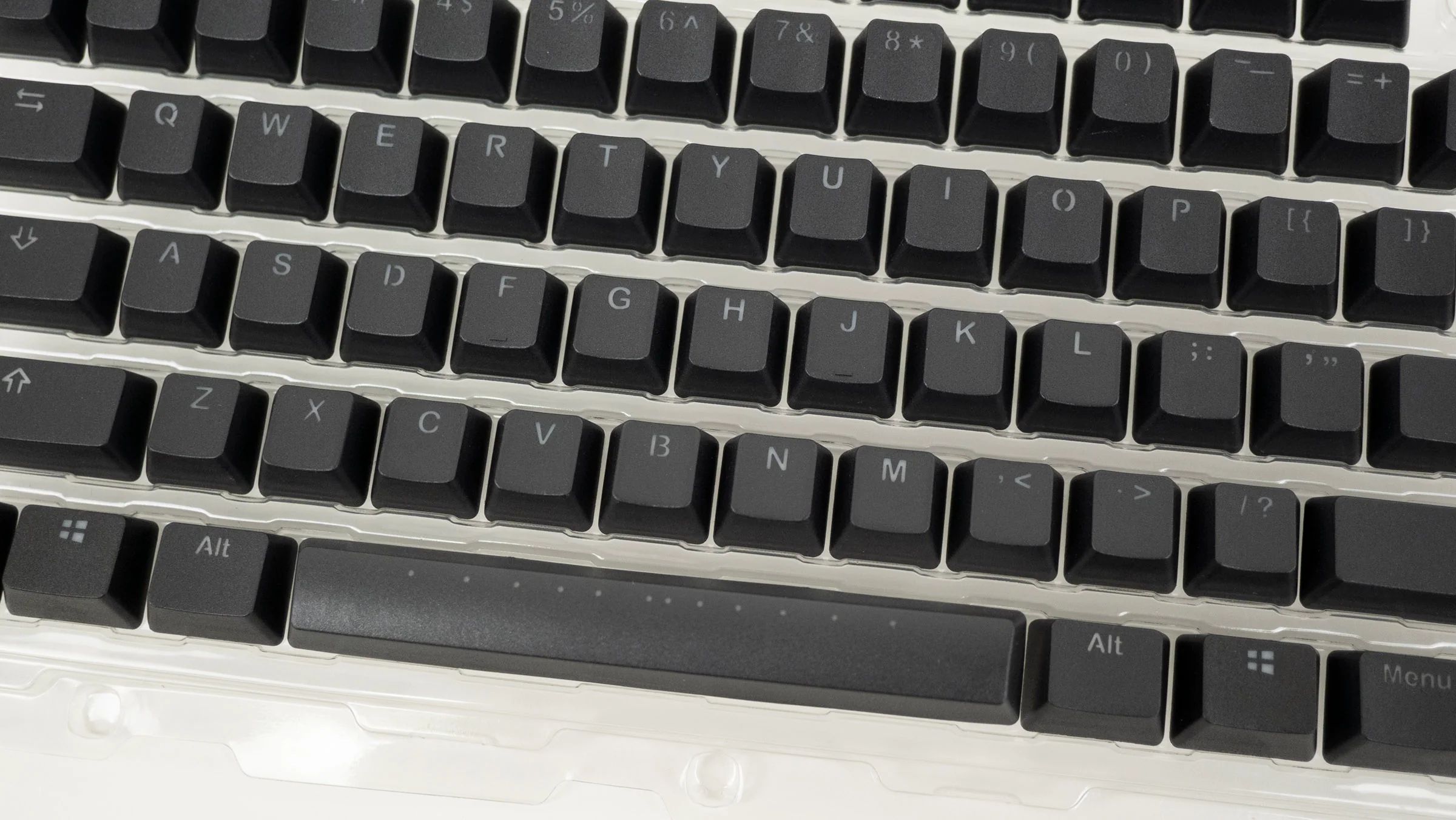 Vortex Black Backlit 126 Key OEM Profile Double Shot PBT Keycap Set - Image 5
