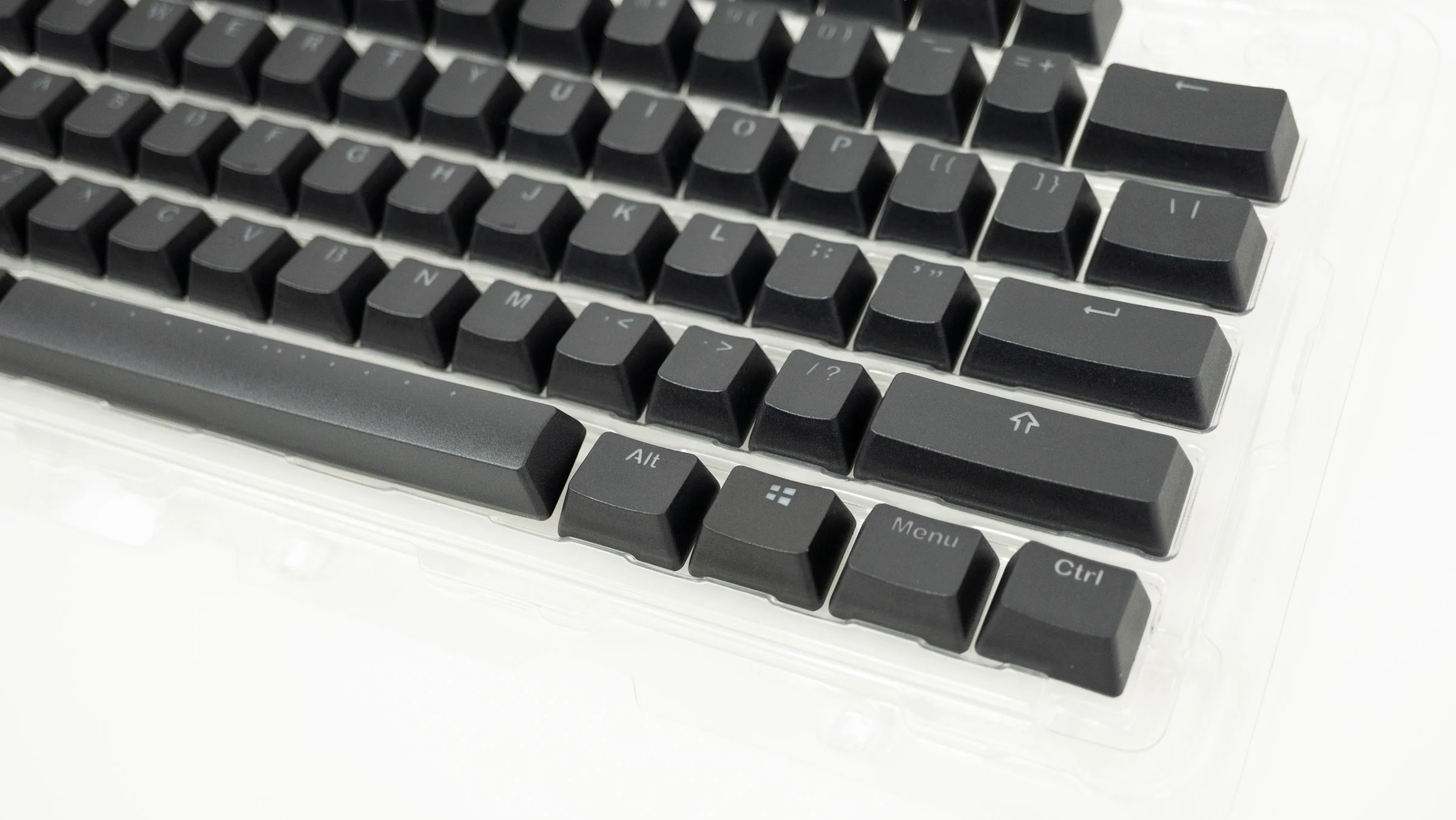 Vortex Black Backlit 126 Key OEM Profile Double Shot PBT Keycap Set - Image 6