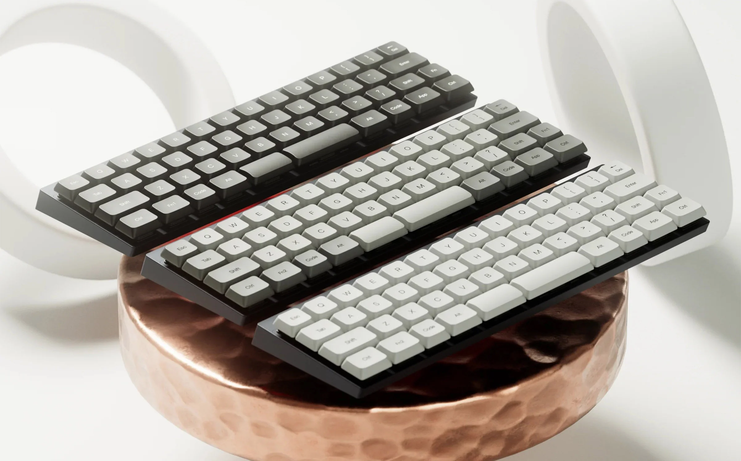 Vortex Core Plus Aluminum 40% Wireless Low Profile Keyboard - Image 2