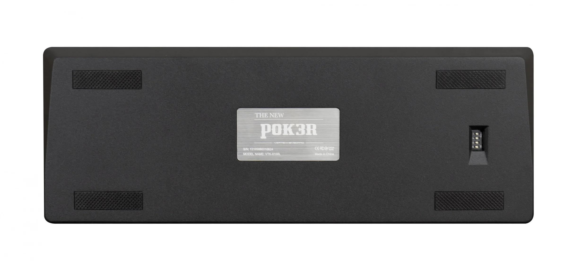 Vortex New POK3R Black Aluminum 60% Blue LED Double Shot PBT Mechanical Keyboard - Image 2