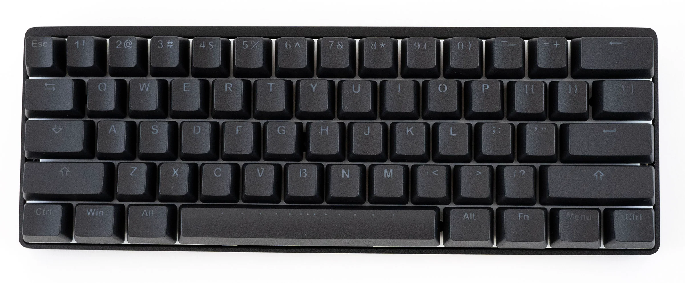 Vortex New POK3R Black Aluminum 60% RGB Double Shot PBT Mechanical Keyboard - Image 2