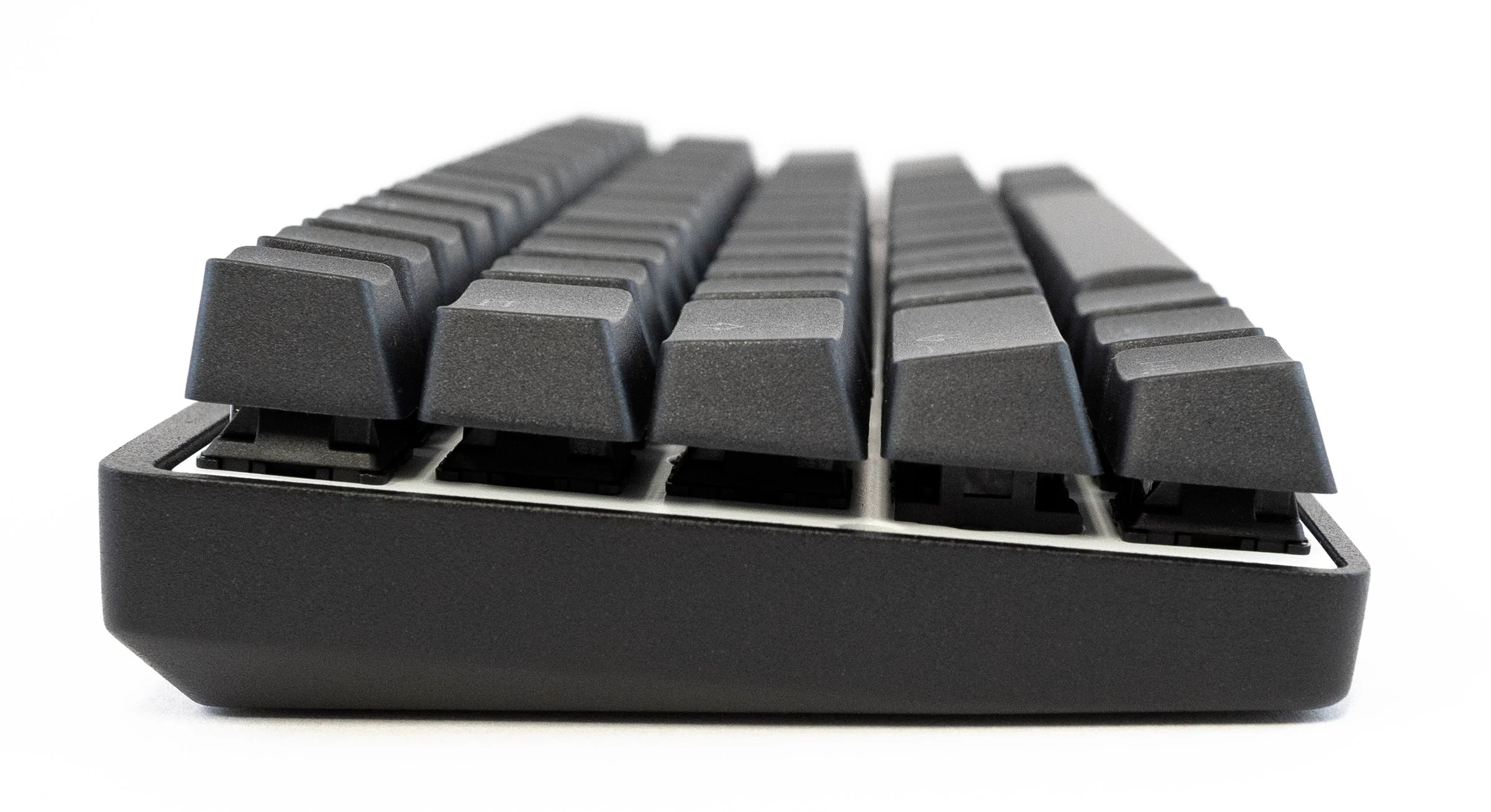 Vortex New POK3R Black Aluminum 60% White LED Double Shot PBT Mechanical Keyboard - Image 6