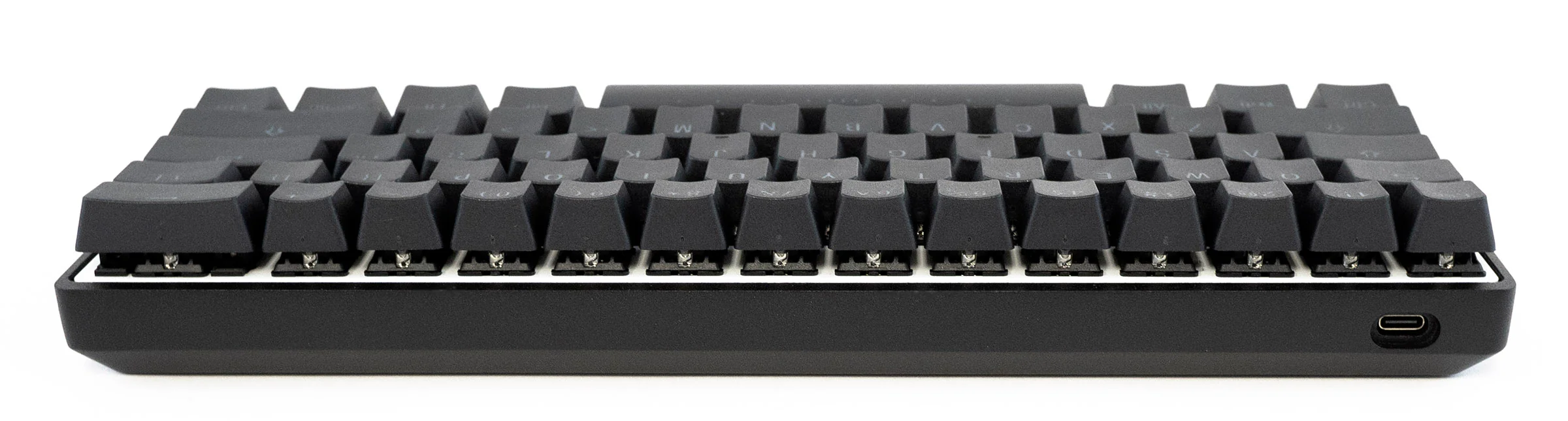 Vortex New POK3R Black Aluminum 60% White LED Double Shot PBT Mechanical Keyboard - Image 7