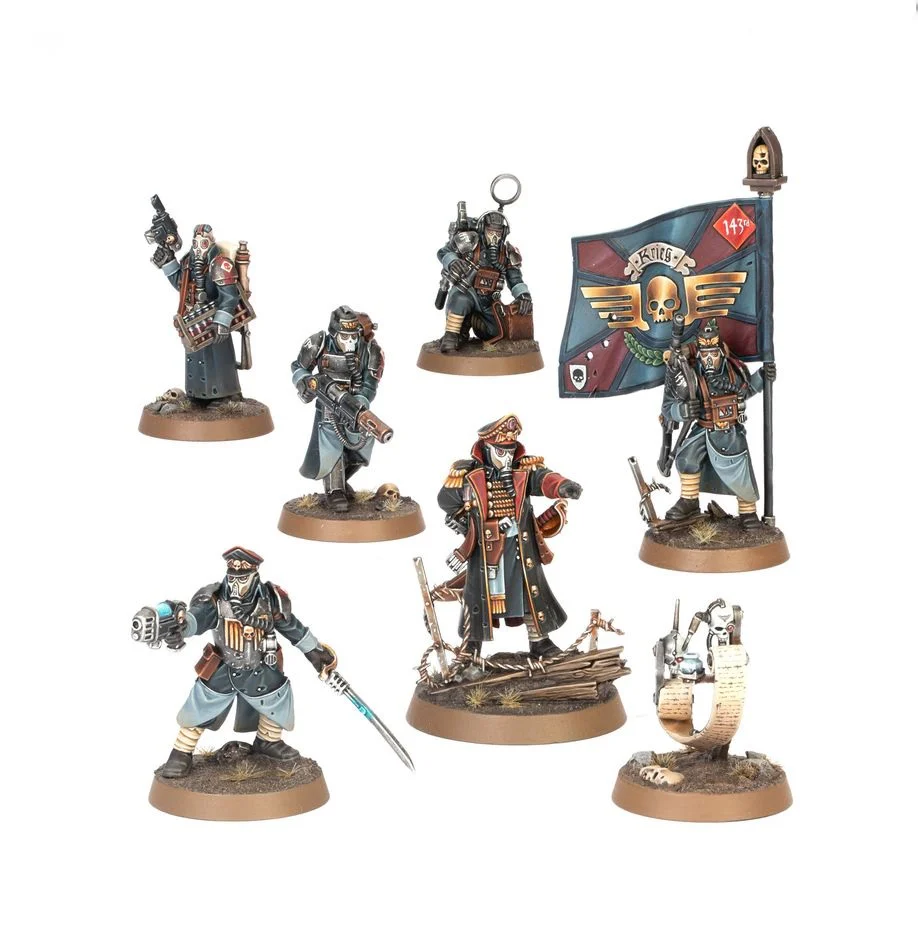 Warhammer 40000 Astra Militarum Krieg Command Squad - Image 2