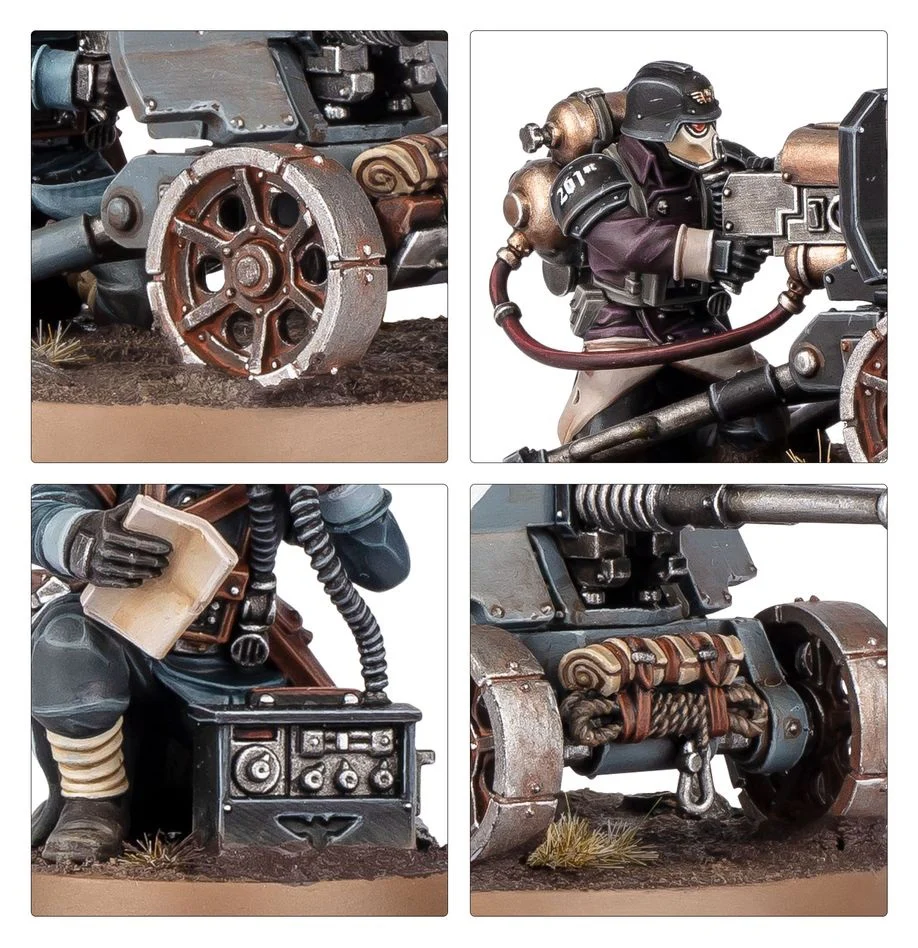 Warhammer 40000 Astra Militarum Krieg Heavy Weapons Squad - Image 4