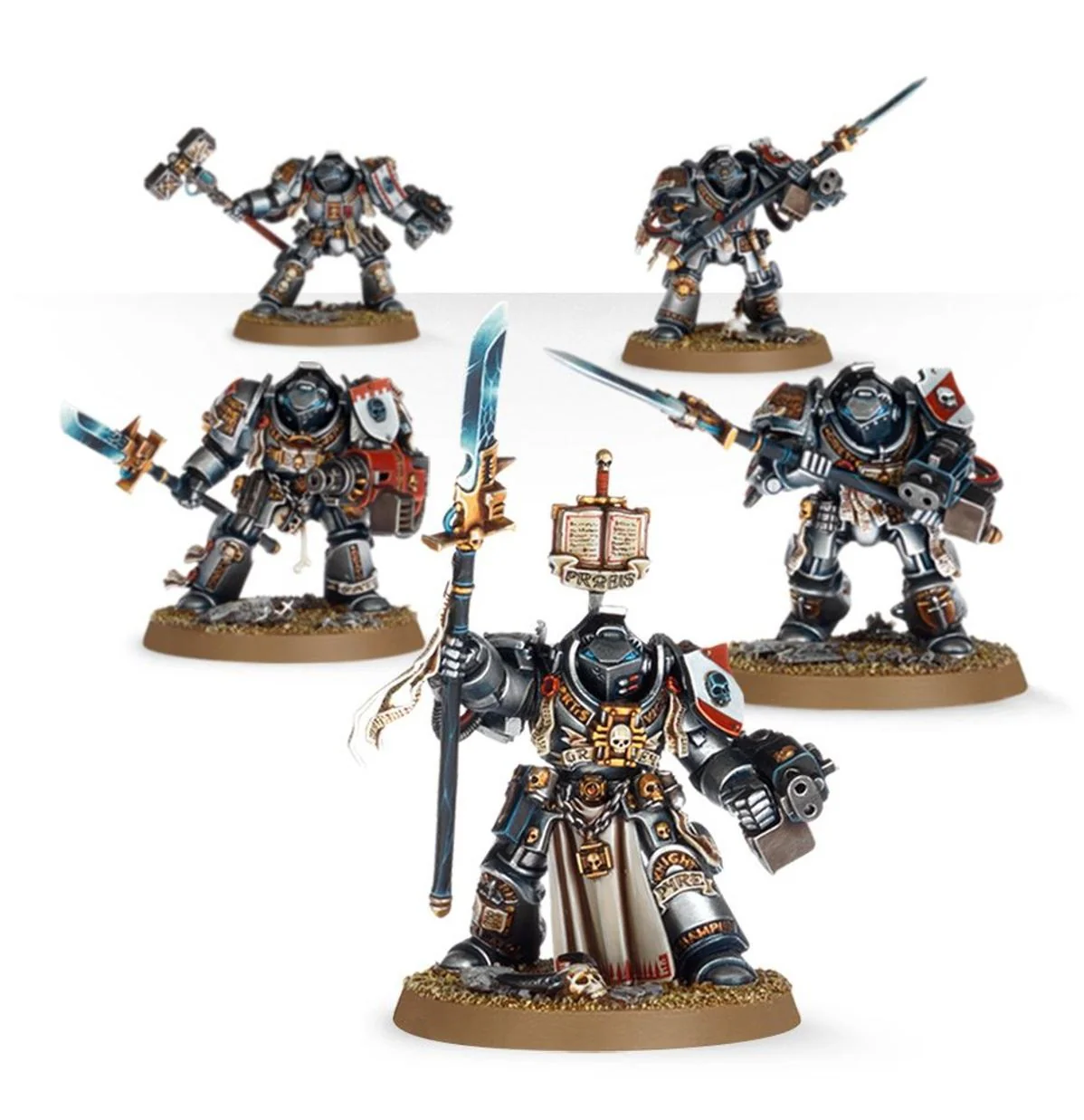 Warhammer 40000 Grey Knights Brotherhood Terminator Squad - Image 2