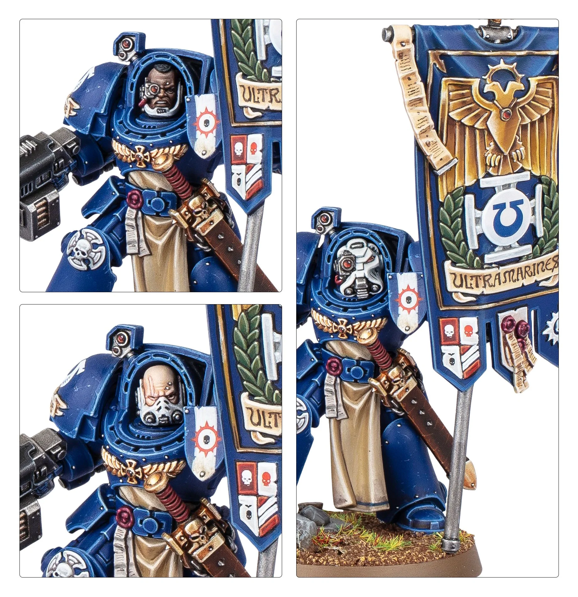 Warhammer 40000 Space Marines Ancient in Terminator Armour - Image 2