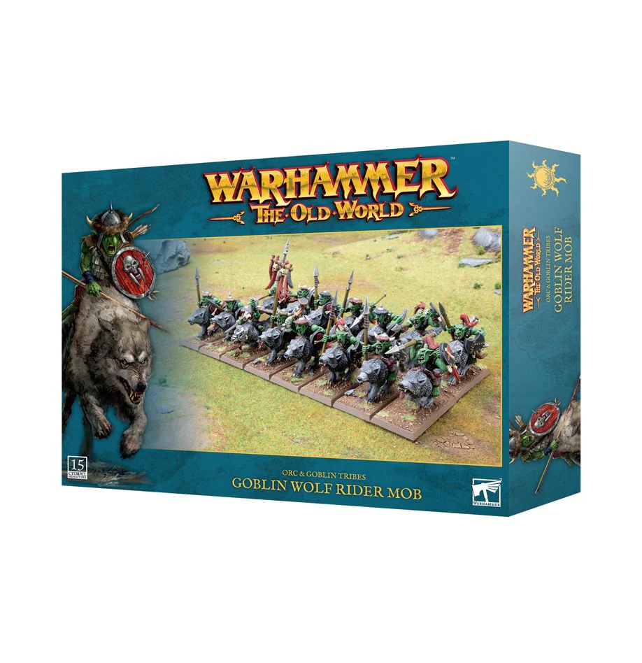 Warhammer The Old World Orc Goblin Tribes Goblin Wolf Rider Mob - Image 2