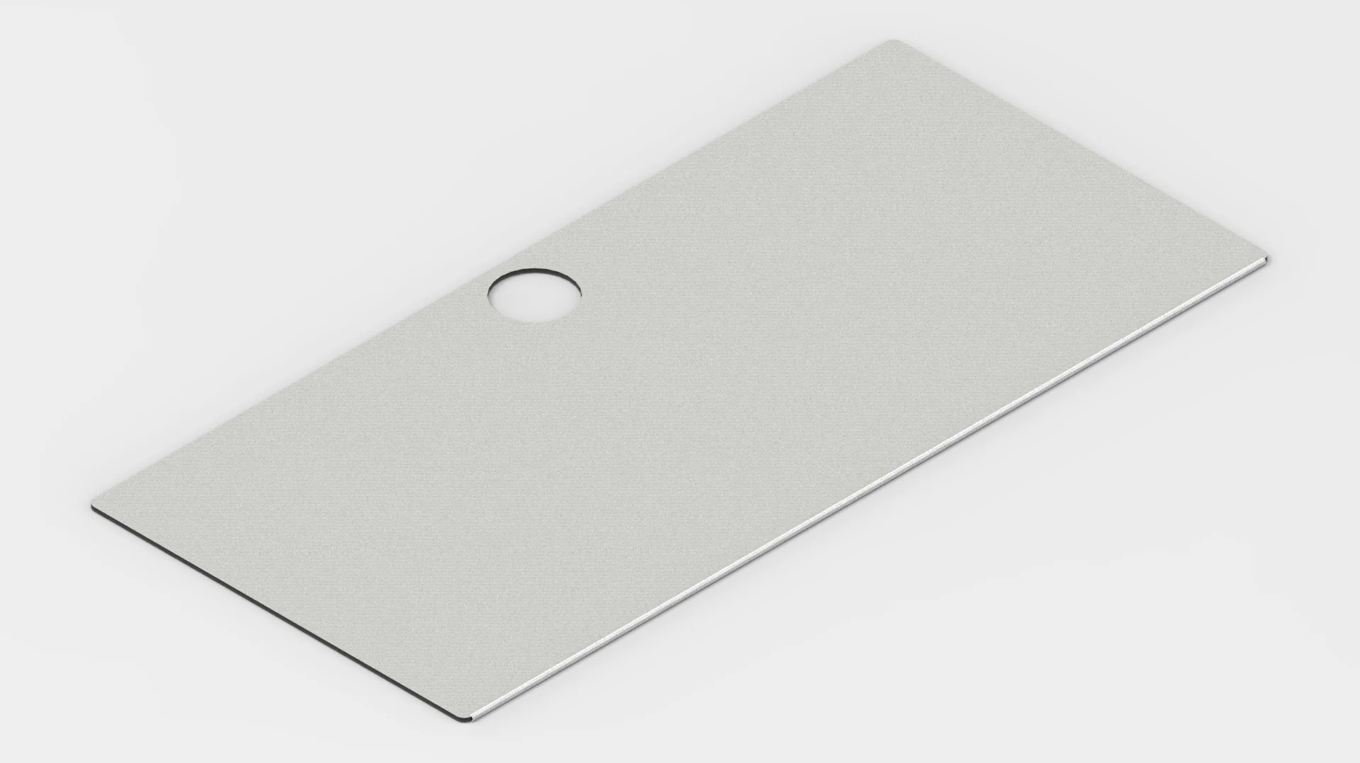 White IKEA MICKE Desk Mat (41" / 105 cm) Full-desk Mouse Pad - Image 3