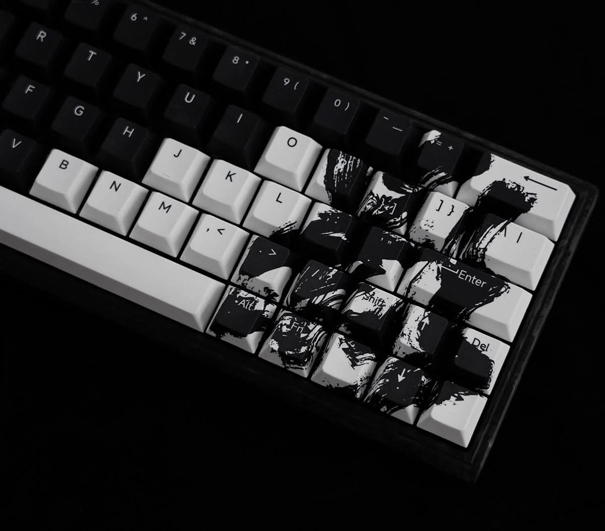 WLMOUSE Ying63 HE 8K Forged Carbon Fiber RGB Keyboard - Image 12