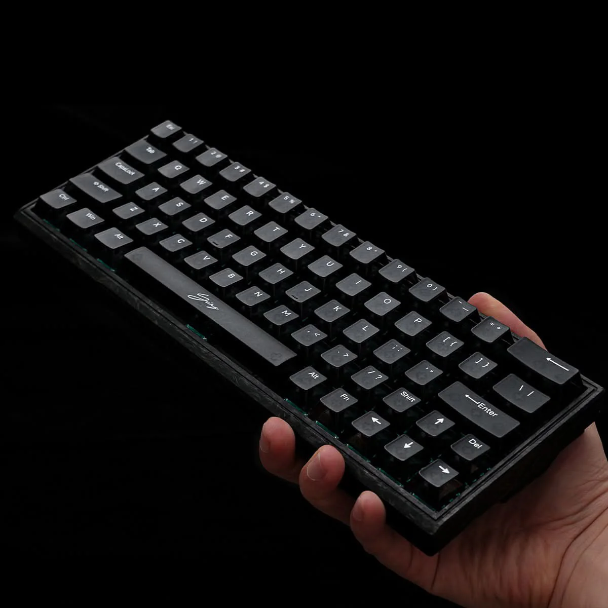 WLMOUSE Ying63 HE 8K Forged Carbon Fiber RGB Keyboard - Image 7