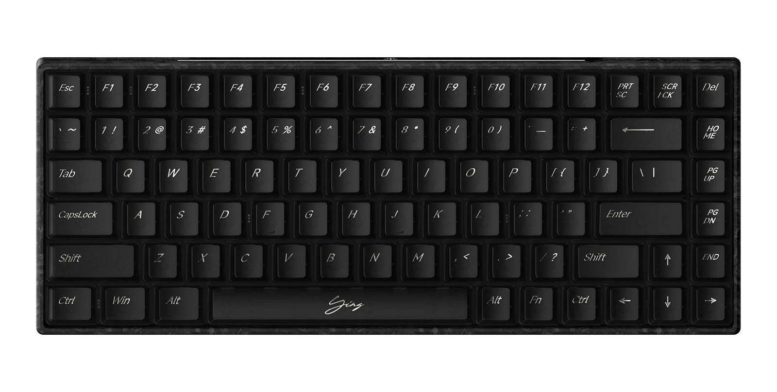 WLMOUSE Ying75 HE 8K Forged Carbon Fiber RGB Keyboard - Image 6