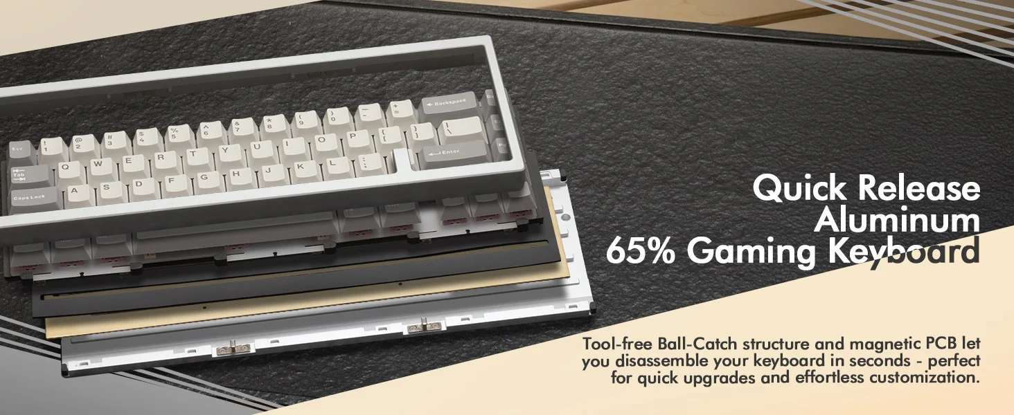 WOBKEY Zen 65 Aluminum Wireless Keyboard - Image 2