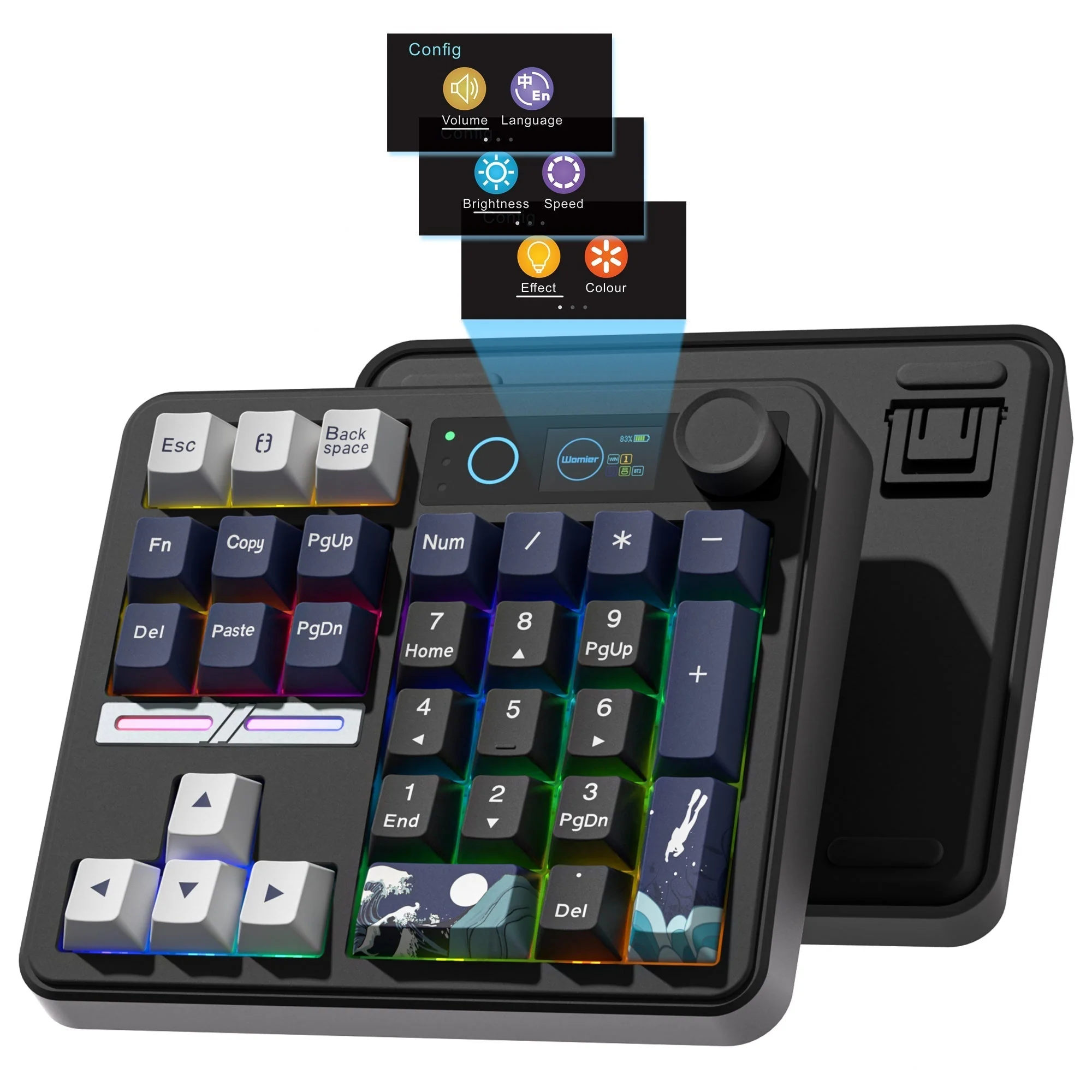 Womier SK30 Kanagawa Wireless Numpad Keyboard - Image 10