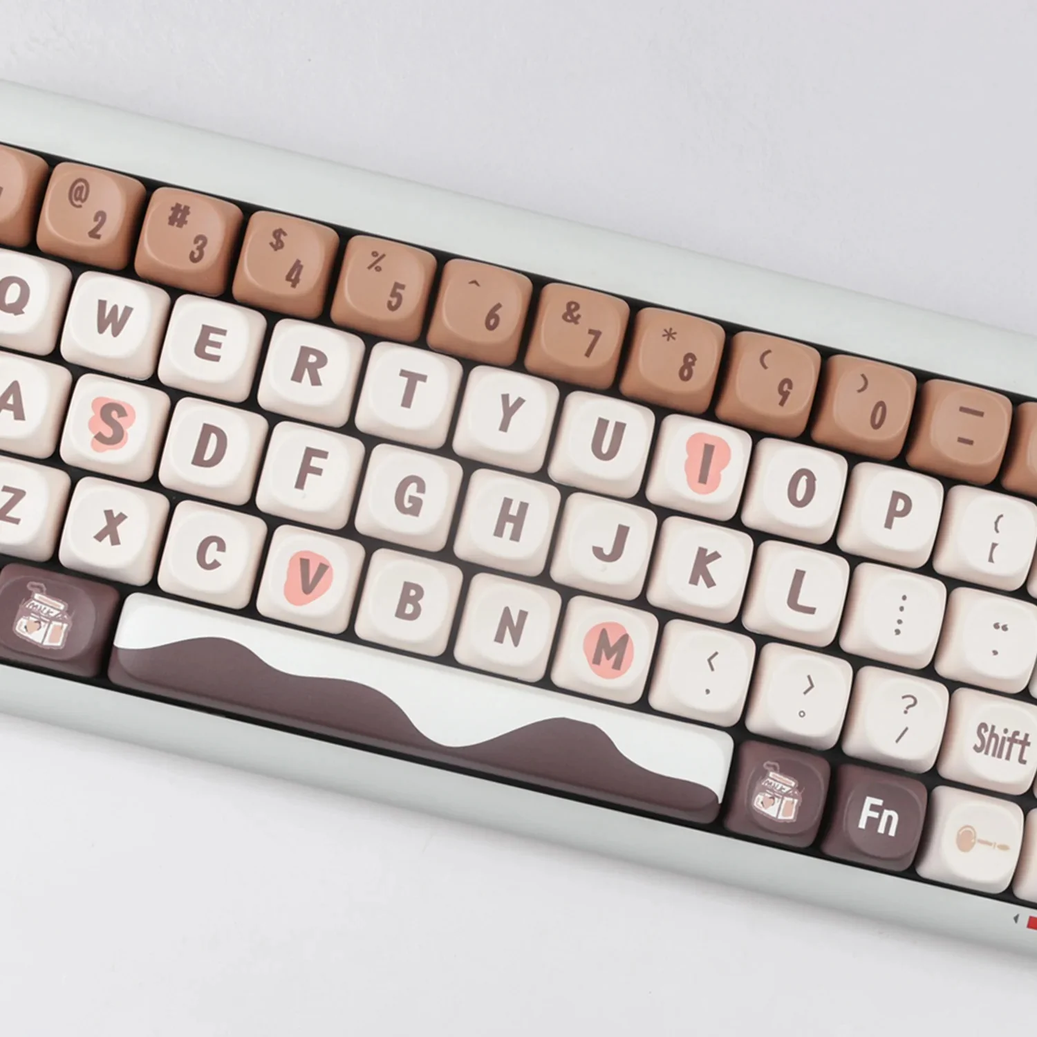 Yunzii Chocolate 137 Key MOA Profile Dye Sub PBT Keycap Set - Image 3
