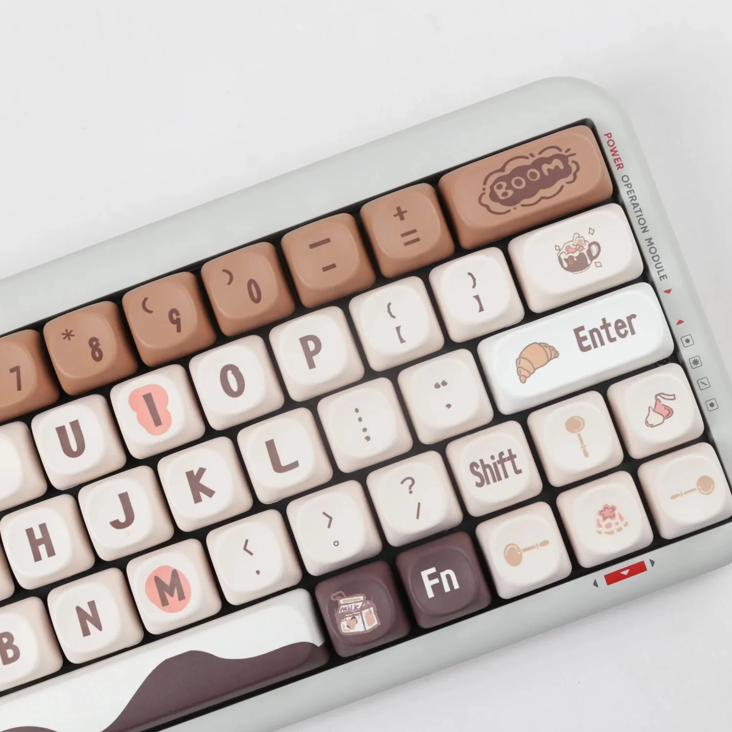 Yunzii Chocolate 137 Key MOA Profile Dye Sub PBT Keycap Set - Image 4