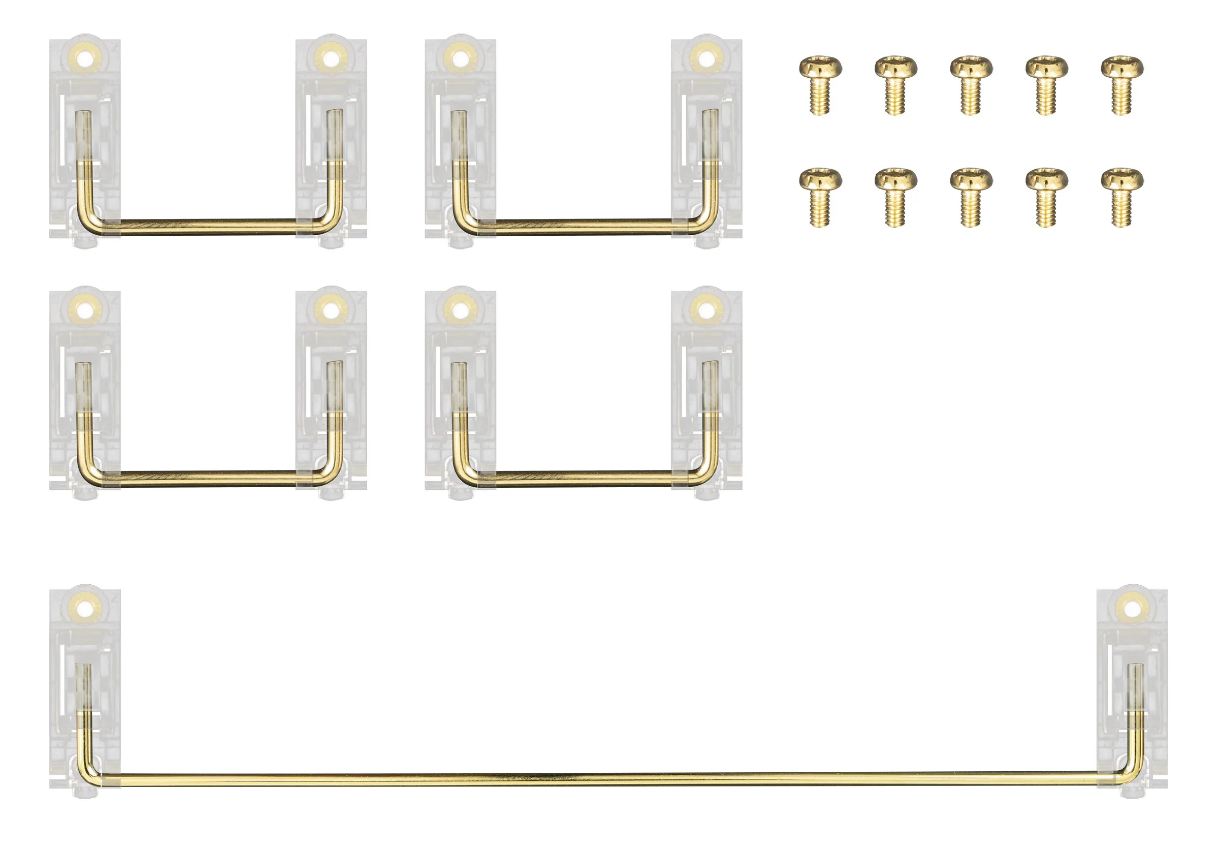 Zeal PC Stabilizers V2 PCB Mount Screw-in TKL Kit