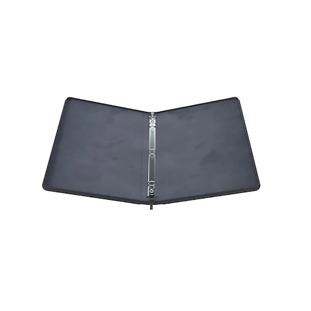 Zip-Up Ring-Binder Slim: Black - Image 5